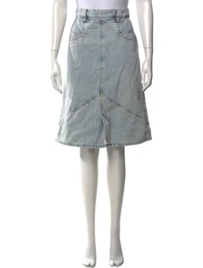 Pre-owned Isabel Marant Midi Length Skirt In Blue