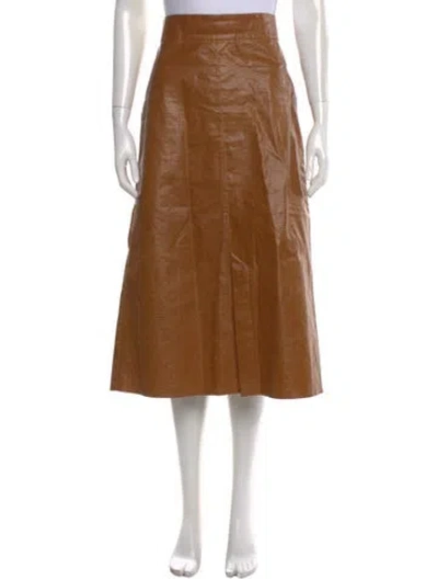 Pre-owned Isabel Marant Midi Length Skirt In Brown