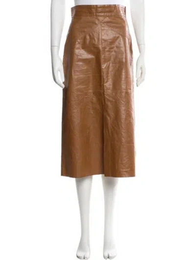 Pre-owned Isabel Marant Midi Length Skirt In Brown