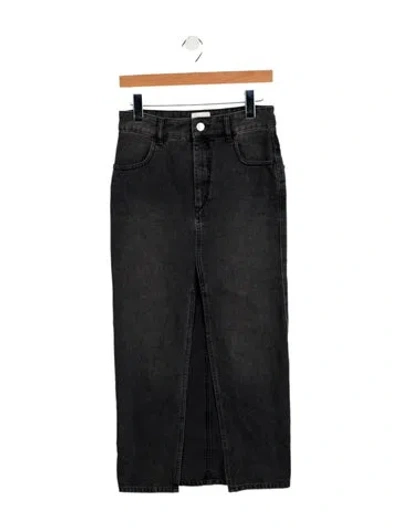 Pre-owned Isabel Marant Midi Length Skirt In Gray