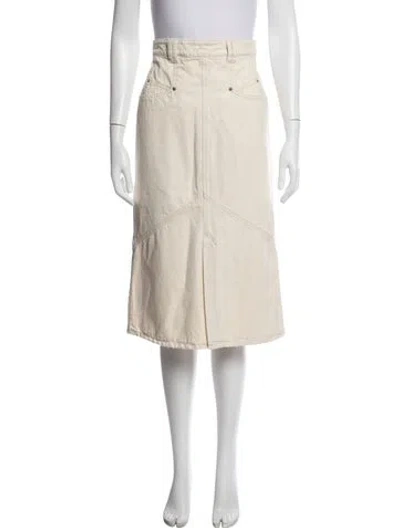 Pre-owned Isabel Marant Midi Length Skirt In Neutrals