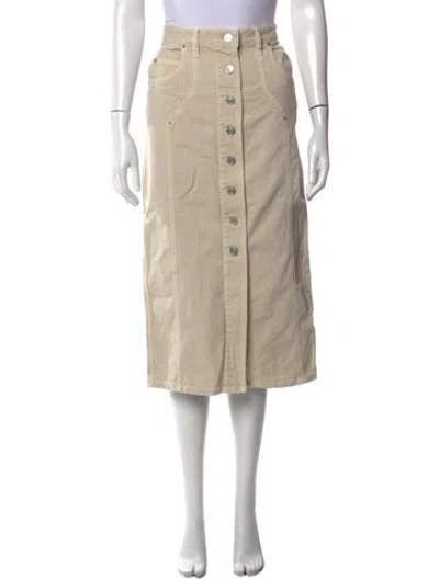 Pre-owned Isabel Marant Midi Length Skirt In Neutrals