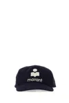 Isabel Marant Midnight Blue Corduroy Tyron Baseball Cap In Navy Blue