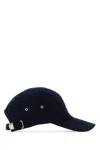 Isabel Marant Black Cotton Tedji Baseball Cap In Fadednight