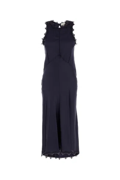 Isabel Marant Midnight Blue Satin Jadelia Dress