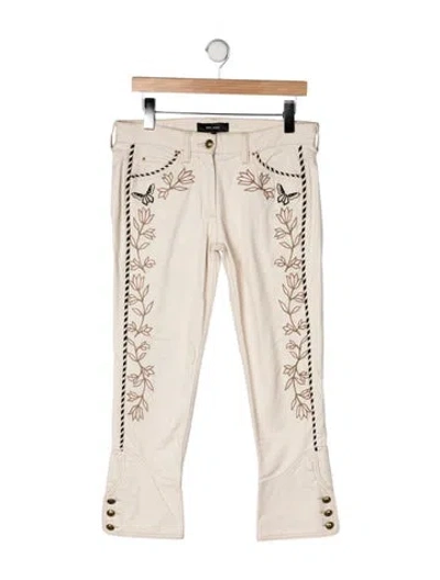 Pre-owned Isabel Marant Mid-rise Flared Jeans In Multi