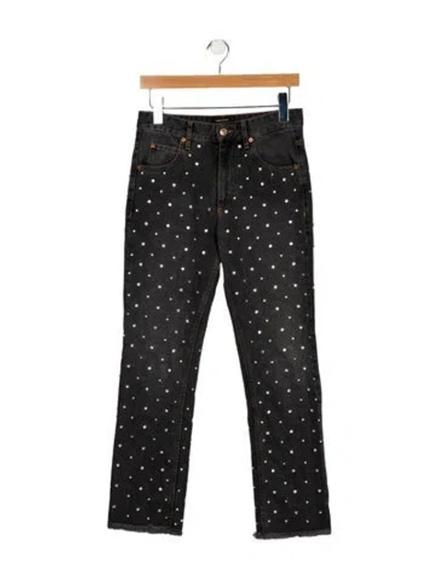 Pre-owned Isabel Marant Mid-rise Straight Leg Jeans In Multi