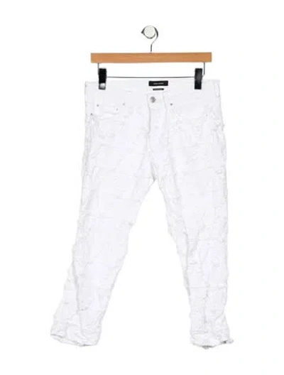 Pre-owned Isabel Marant Mid-rise Straight Leg Jeans In Multi