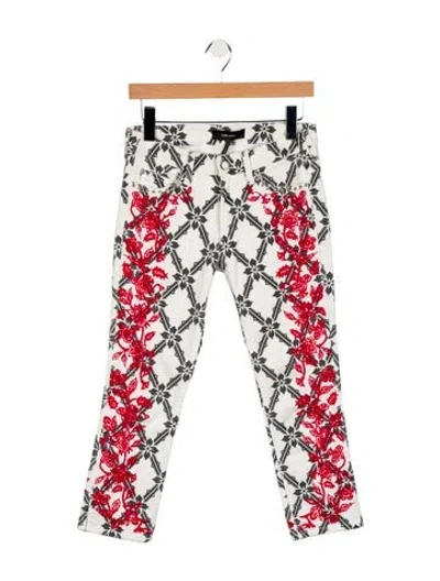 Pre-owned Isabel Marant Mid-rise Straight Leg Jeans In Neutral