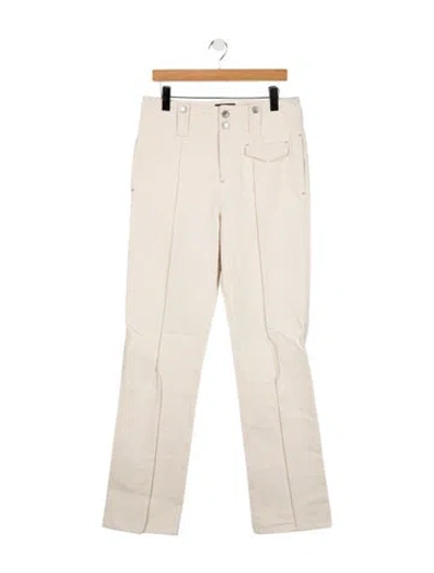Pre-owned Isabel Marant Mid-rise Straight Leg Jeans W/ Tags In Neutral