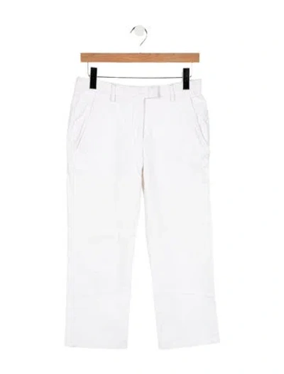 Pre-owned Isabel Marant Mid-rise Straight Leg Jeans In White