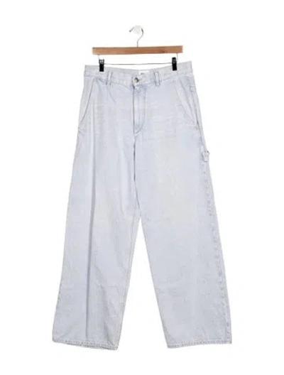 Pre-owned Isabel Marant Mid-rise Wide Leg Jeans W/ Tags In Blue
