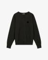 Isabel Marant Crew-neck Cotton-blend Sweatshirt In Black