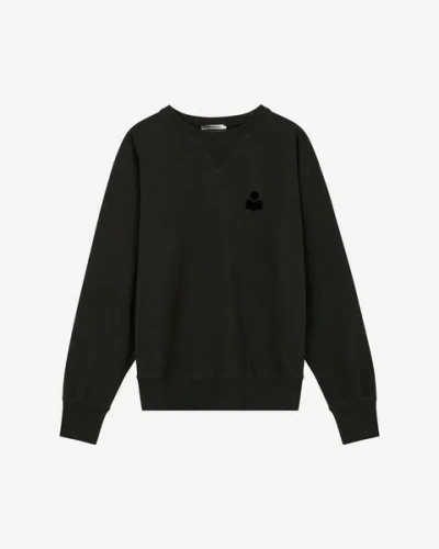 Isabel Marant Mike Cotton Sweatshirt In Black