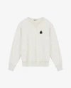 Isabel Marant Mike Crew-neck Sweatshirt In White