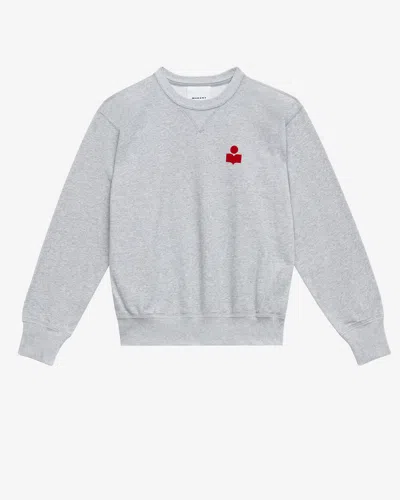 Isabel Marant Mike Sweatshirt In Gray-red