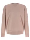 Isabel Marant Crew Neck Sweatshirt Featuring Ribbed Cuffs In Pink