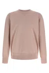Isabel Marant Crew Neck Sweatshirt Featuring Ribbed Cuffs In Pink