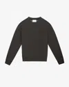 Isabel Marant Marant Relaxed-fit Black Sweatshirt With Subtle Logo In Black