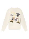 Isabel Marant Embroidered Pattern Sweatshirt In White