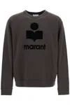 ISABEL MARANT MIKOY FLOCKED LOGO SWEATSHIRT