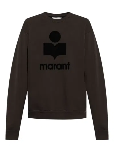 ISABEL MARANT MIKOY LOGO CREW-NECK SWEATSHIRT