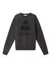 Isabel Marant Mikoy Logo-print Sweatshirt In Gray