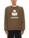 Isabel Marant "mikoy" Sweatshirt With Logo In Brown
