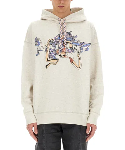 Isabel Marant Milanz Hoodie In Gray