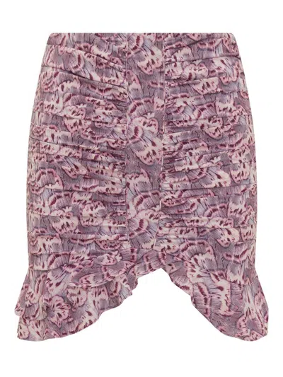 Isabel Marant Milendi Skirt In Purple
