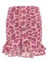 Isabel Marant Milendi Skirts Fuchsia In Pink