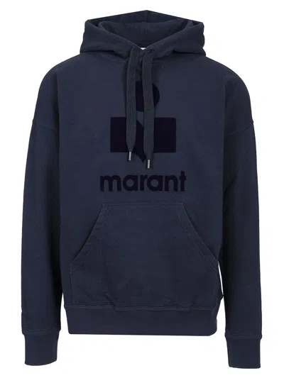 Isabel Marant Miley Hoodie In Blue