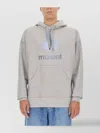 Isabel Marant Marant Relaxed-fit Grey Hoodie With Kangaroo Pocket