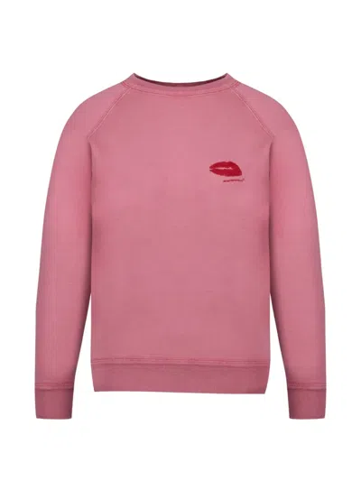Isabel Marant Millyny Lip-print Sweater In Pink