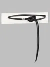 Isabel Marant Silvia Leather Belt In Black