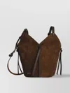 Isabel Marant Mini Bucket Bag With Adjustable Strap And Side Tassels