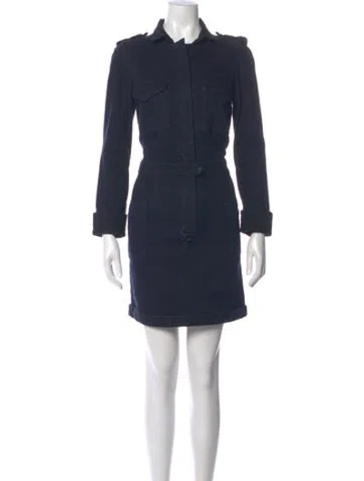 Pre-owned Isabel Marant Mini Dress In Blue