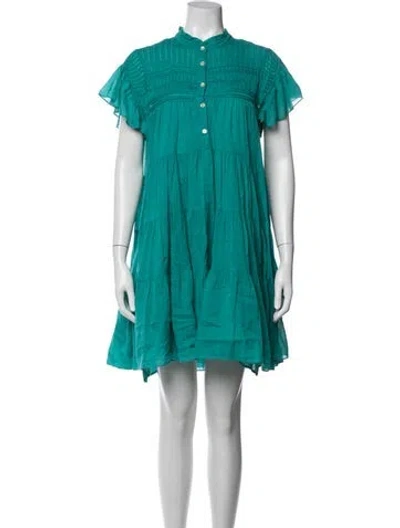 Pre-owned Isabel Marant Mini Dress In Blue