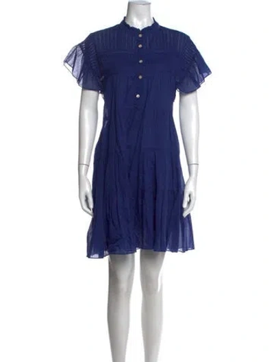 Pre-owned Isabel Marant Mini Dress In Blue