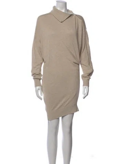 Pre-owned Isabel Marant Mini Dress In Neutral