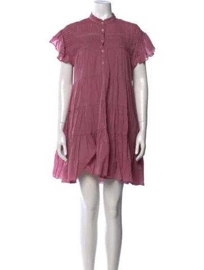 Pre-owned Isabel Marant Mini Dress In Purple