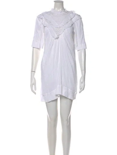 Pre-owned Isabel Marant Mini Dress W/ Tags In White
