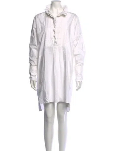 Pre-owned Isabel Marant Mini Dress In White