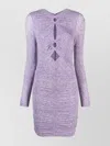 Isabel Marant Mini Dress With Keyhole And Ruched