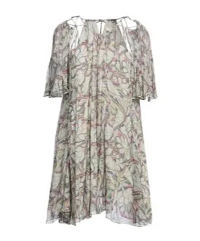 Isabel Marant Woman Mini Dress Ivory Size 8 Silk In White