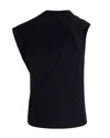 Isabel Marant Nayda Gathered Cotton Jersey T-shirt In Black