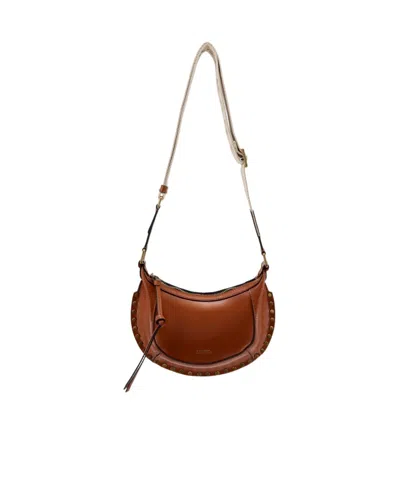 Isabel Marant Mini Moon Crossbody Bag In Brown