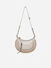 Isabel Marant Mini Moon Leather Crossbody Bag In Light Beige