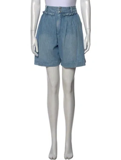 Pre-owned Isabel Marant Mini Shorts W/ Tags In Blue