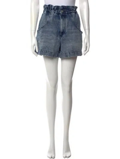 Pre-owned Isabel Marant Mini Shorts W/ Tags In Blue